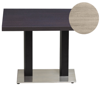 Vanguard Lateral Base 16" X 28" Rectangular Stainless - Grosfillex Us291209 - 16x28 Lateral Base (376x338), Png Download