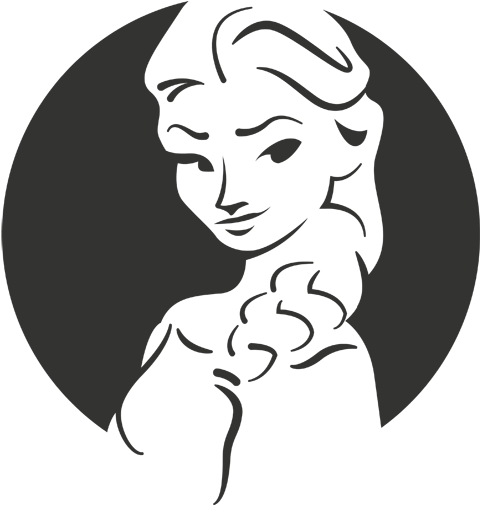 Frozen Pumpkin Stencils Free (650x504), Png Download