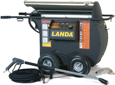 Landa Hot Series Hot Water Pressure Washer - Landa Hot Water Pressure Washer (426x345), Png Download