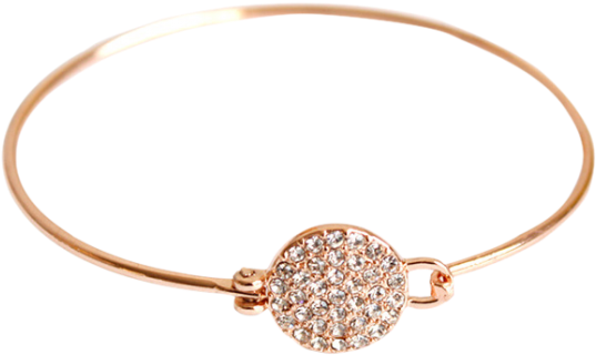 Zaful Pulsera Del Rhinestone De La Aleación De Ronda - Rosewholesale Jewelry Bracelets Chic Rhinestone Round (558x744), Png Download