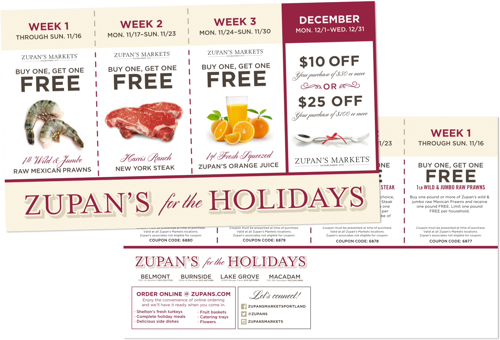 10 Off Coupon Template Phone Number Template General - Behance (1769x1222), Png Download