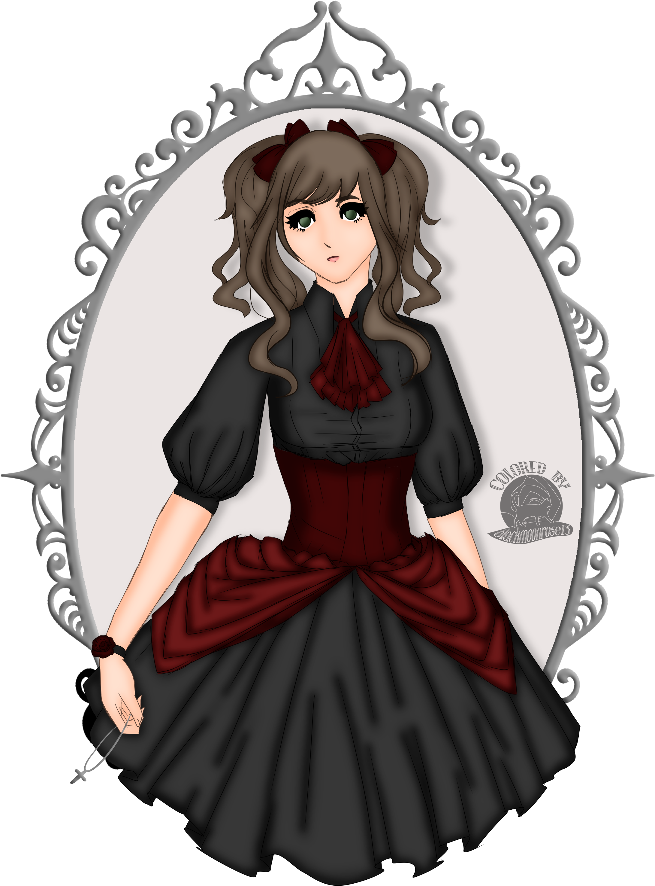 Gothic Lolita (2683x3183), Png Download
