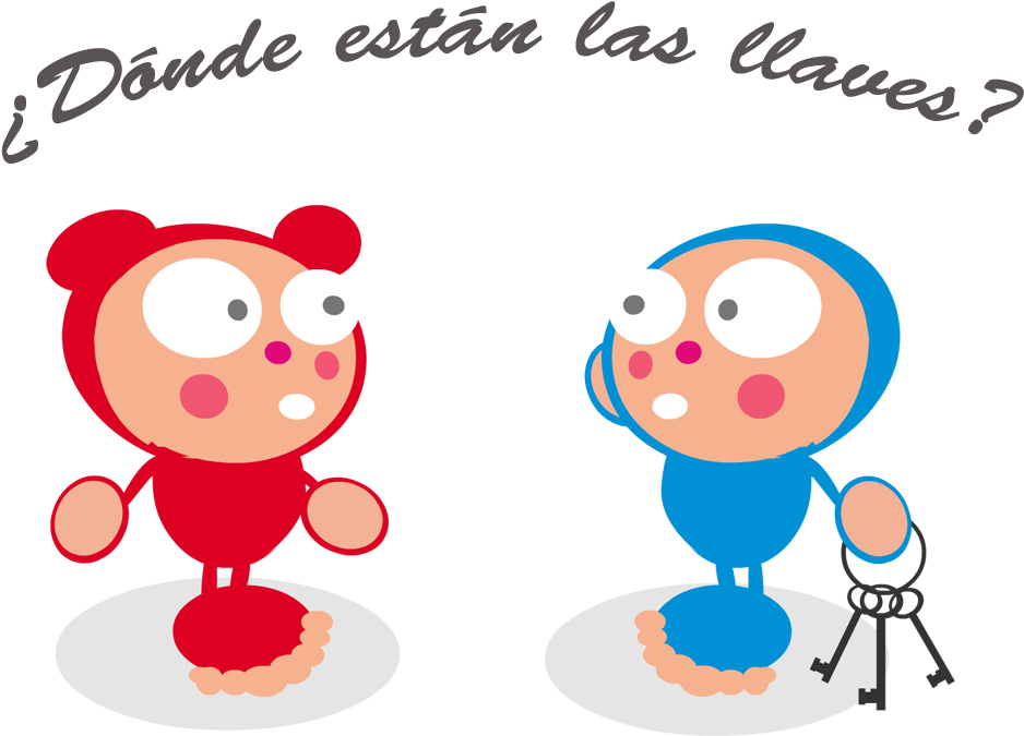 Donde Estan Las Llaves Guardería En Madrid - Cartoon (945x815), Png Download
