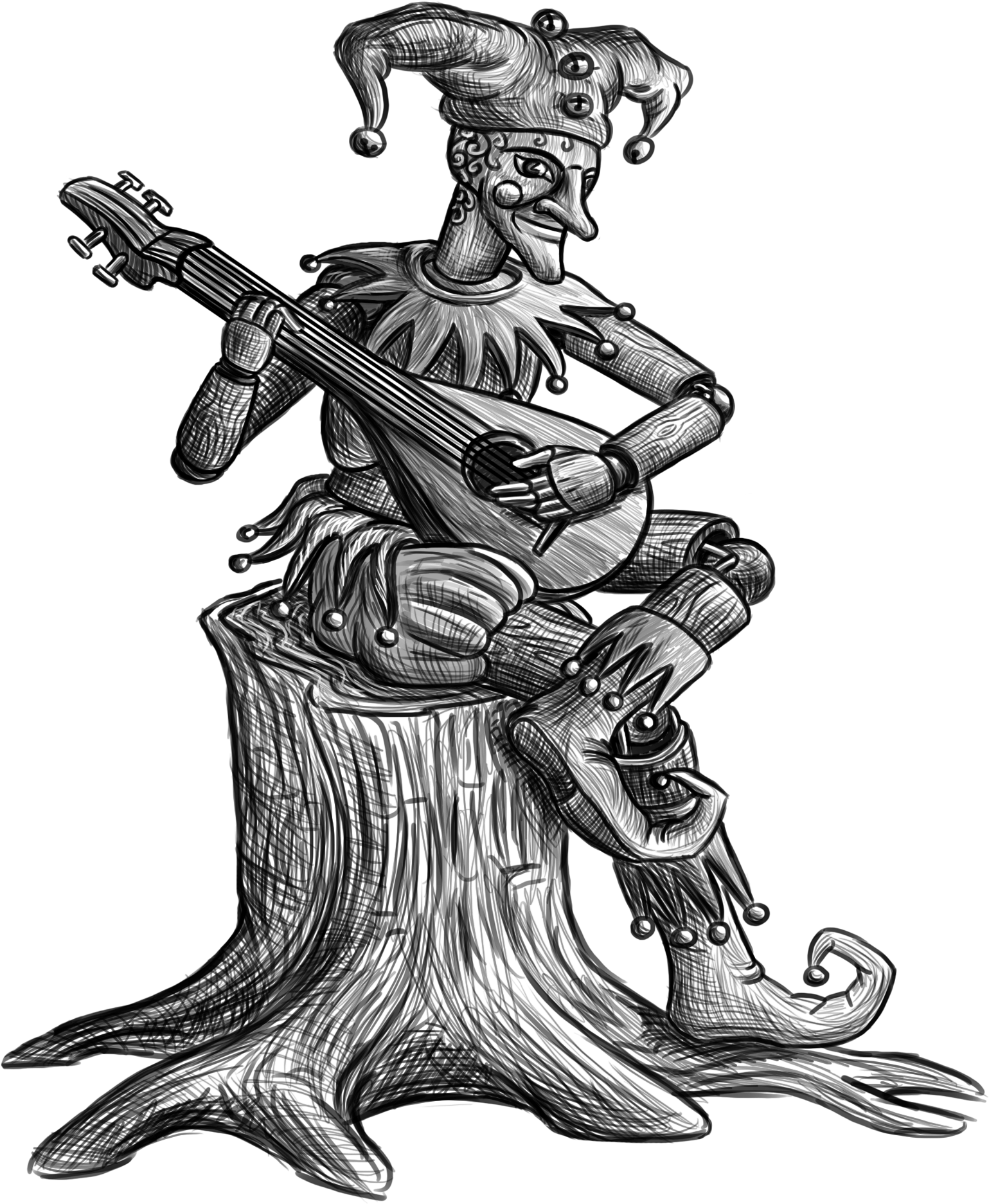 Marionette - Illustration (1722x2094), Png Download