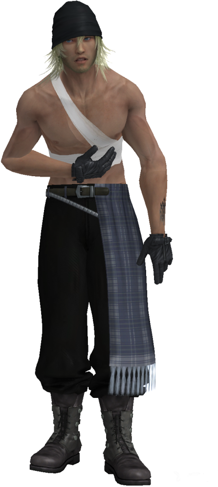 Snow Villiers Shirtless - Final Fantasy Snow Shirtless (489x1003), Png Download
