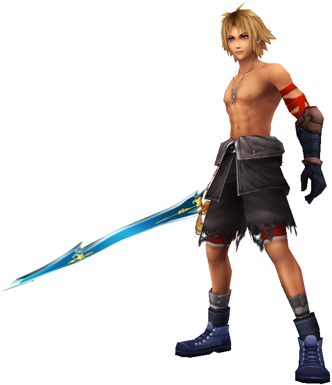Tidus-thirdexmode - Tidus Dissidia Shirtless (668x773), Png Download