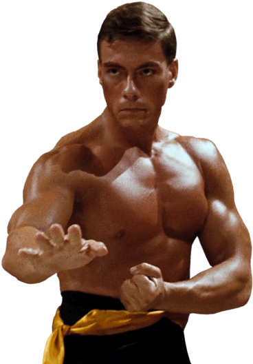 Download - Jean Claude Van Damme Transparent (405x539), Png Download