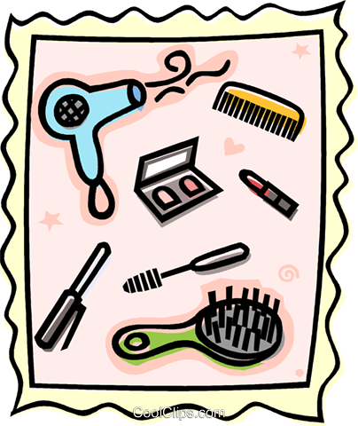 Makeup Clipart Png Beauty Supplies Royalty Free Vector - Microsoft Powerpoint (404x480), Png Download
