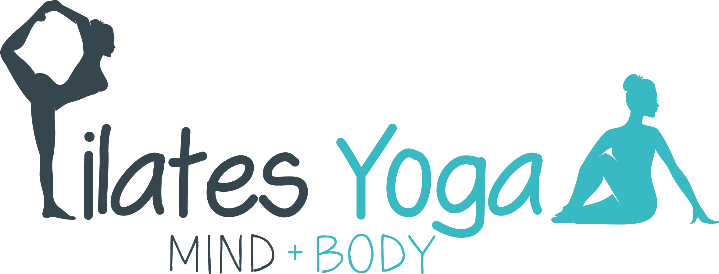 Pilates Yoga Pilates Yoga - Yoga Pilates Logo (2357x933), Png Download