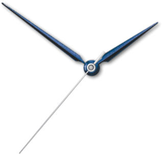 Blue Hour, Minute & Silver Seconds - Silver (440x440), Png Download