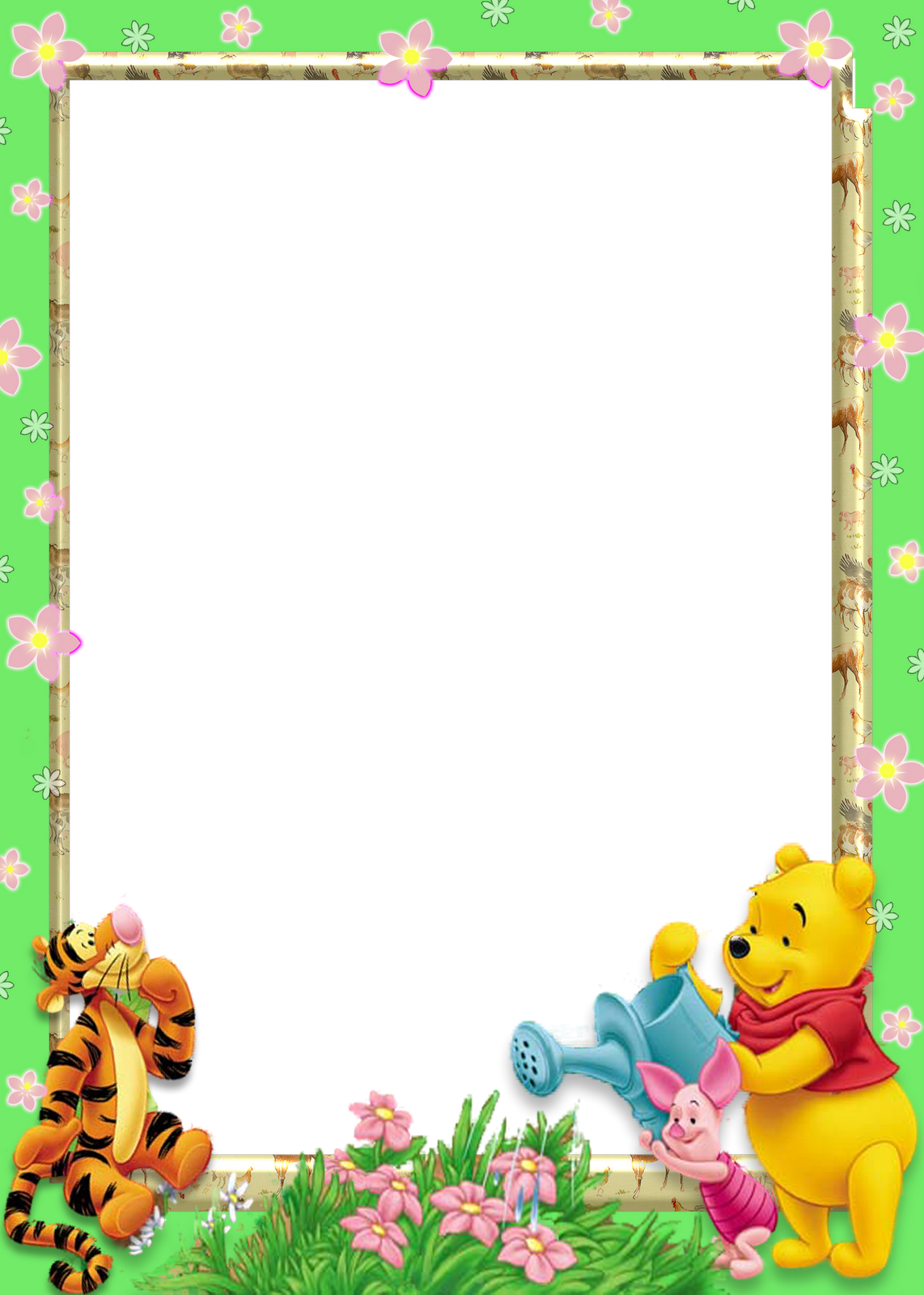 Marcos De Winnie Pooh Bebé Para Fotos - Marcos De Winnie Pooh (1142x1600), Png Download