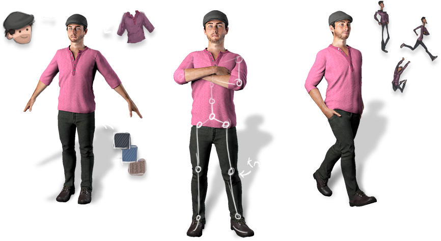 Home Pipeline Malcolm - Characters For Animation (1160x590), Png Download