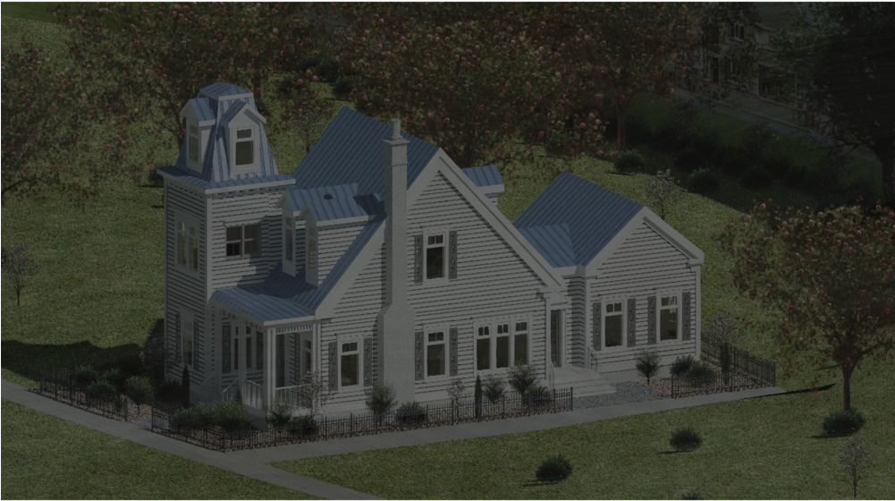 Victorian House - - House (1000x729), Png Download