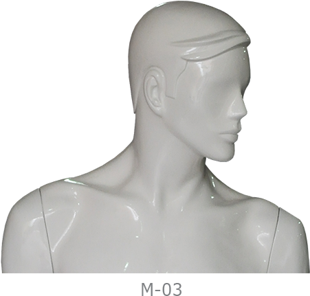 Cabeca Manequim Masculina M03 2 - Manequim Masculino De Busto Com Cabeca (450x445), Png Download