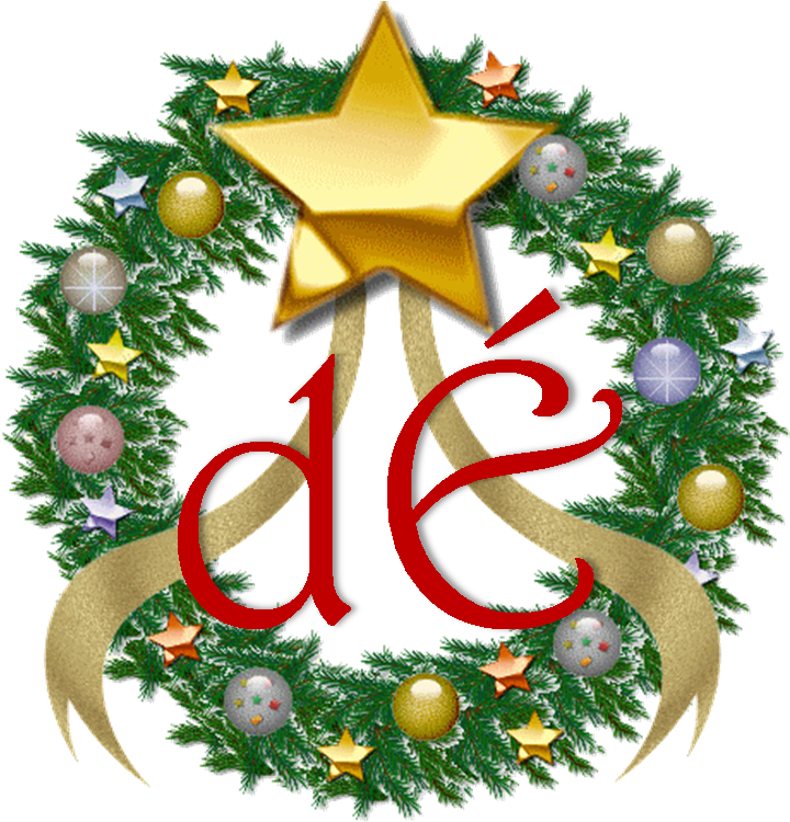 Couronne Noel - Deco Fin D Année (861x756), Png Download