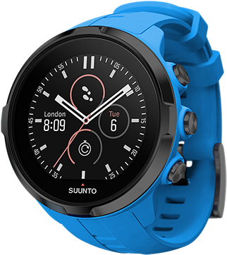 Suunto Spartan Sport Blue Wrist Hr Watch - Suunto Spartan Trainer Wrist Hr (1000x400), Png Download