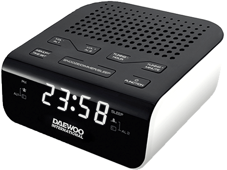 Dcr-46 Radio Despertador 2 Alarmas - Radio Alarm Clock Sencor Src136b (500x500), Png Download