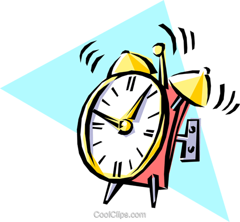 Cool Despertador Livre De Direitos Vetores Clip Art - Alarm Clock Clip Art (480x444), Png Download