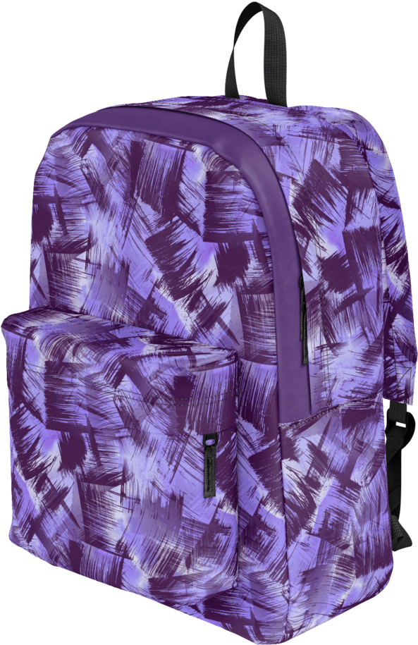 Purple Paint Strokes - Diaper Bag (1024x1024), Png Download