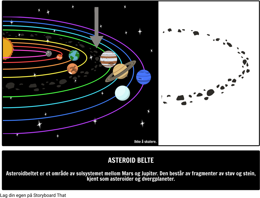 Asteroid Belt - Saturno (932x712), Png Download