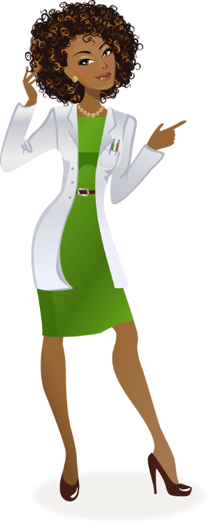 The Health And Beauty Of African American Women - Hair Care (299x749), Png Download