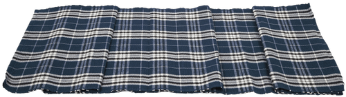 Max Plaid Navy Table Runner • - Tartan (500x611), Png Download