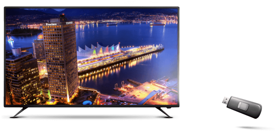 Watch Movies With Usb - Night City Lake View (963x571), Png Download