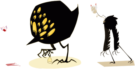 3 - Lobotomy Corp Punishing Bird (500x283), Png Download