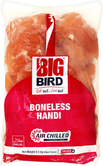 Big Bird Boneless Handi 500g - Big Bird Food Pvt Ltd (800x800), Png Download