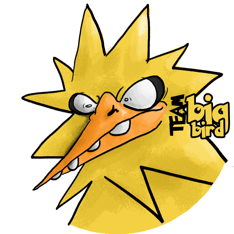 Derp Bigbird - Portable Network Graphics (800x800), Png Download