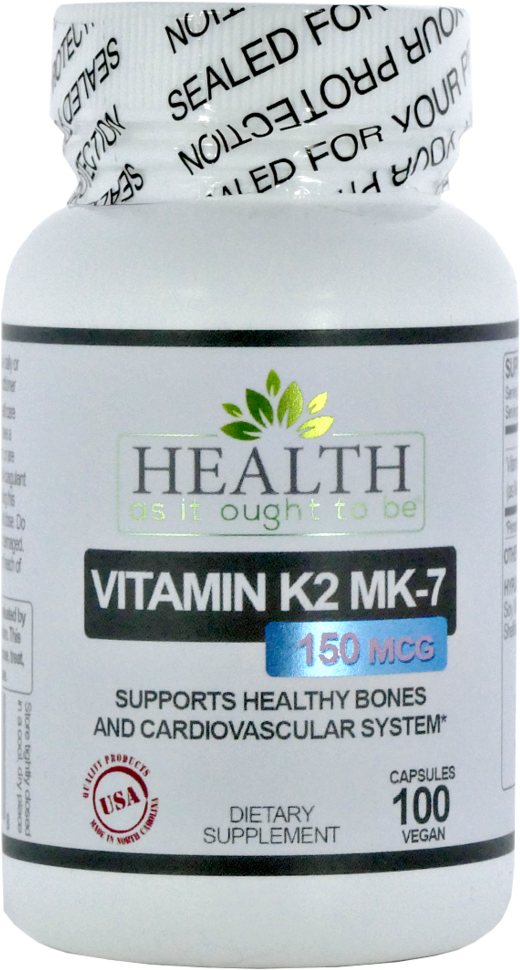 Haiotb Vitamin K2 Mk7 150 Mcg Supplement (1024x1024), Png Download