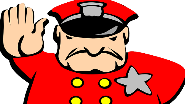 Police, Wife, Husband - Police Man (630x355), Png Download