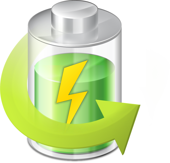 Long Battery Life Icon (677x651), Png Download