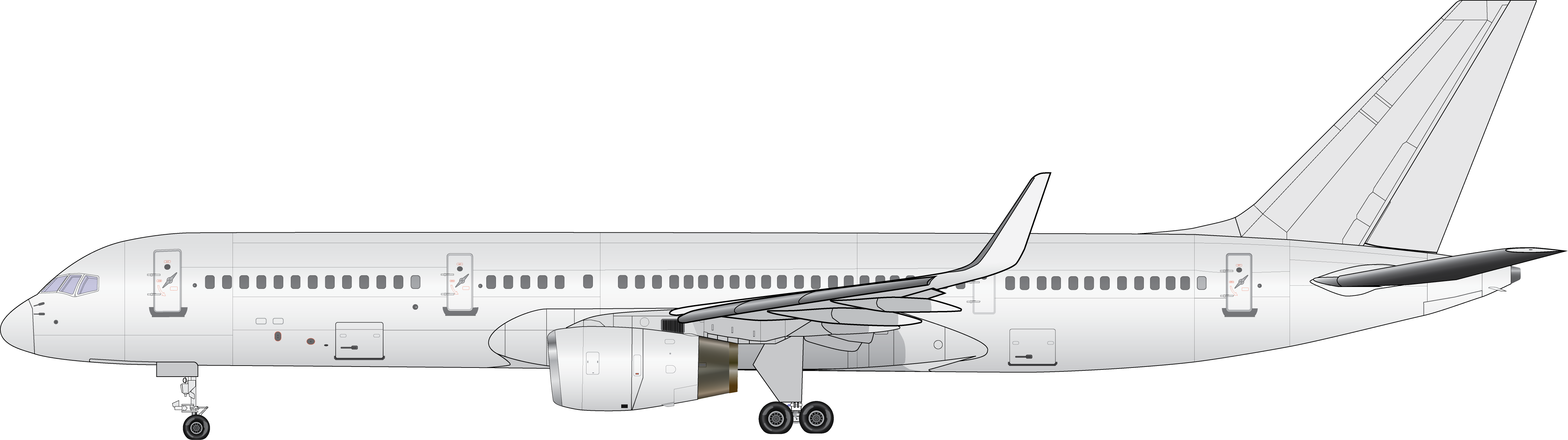 Download Illustration Of The Boeing - Boeing 737 Next Generation - HD ...
