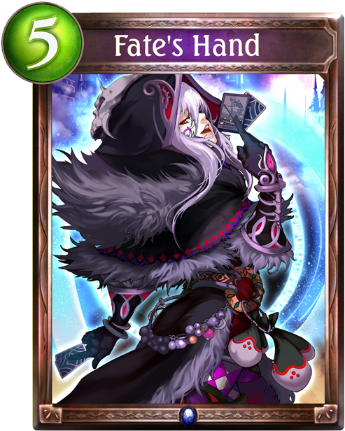 Fate's Hand - Fate's Hand Shadowverse (536x698), Png Download