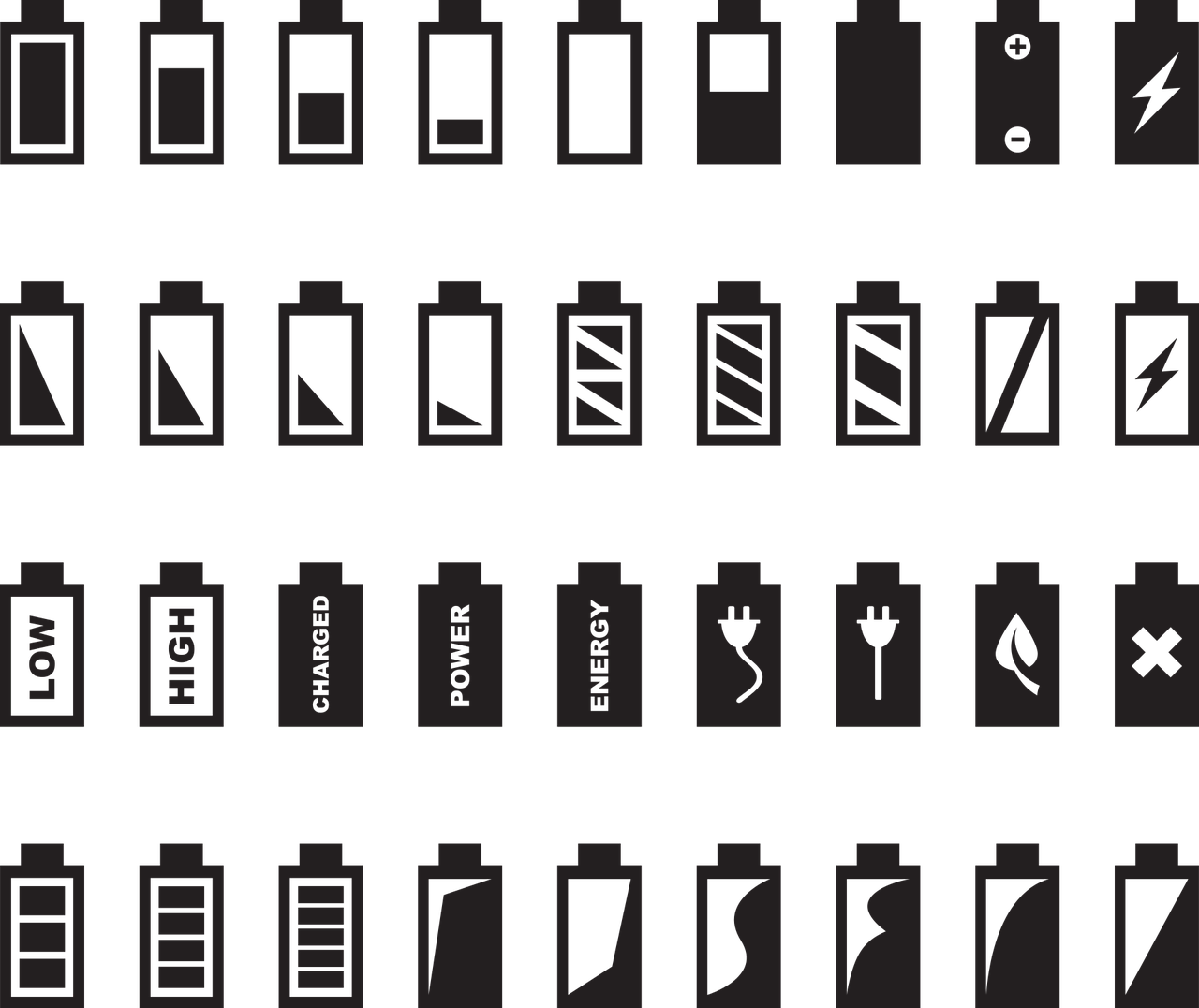 Electric Battery (1280x1076), Png Download