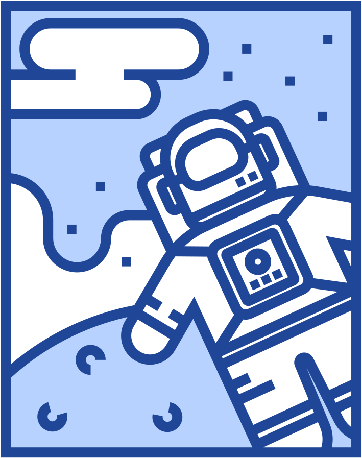 Download Svg Download Png - Astronaut (1024x1024), Png Download