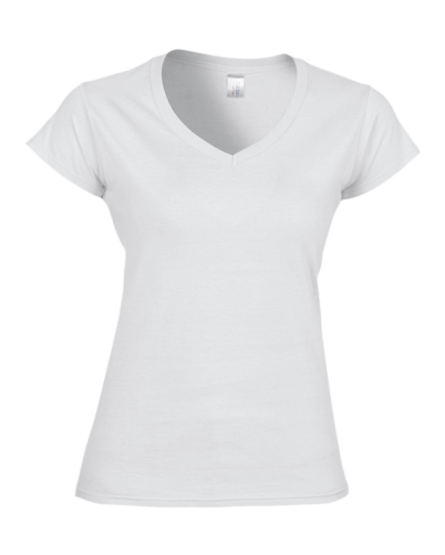 Related Wallpapers - Gildan V Neck Ladies White (500x500), Png Download