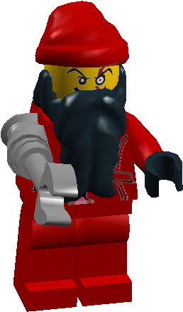 Santa Claw - Cartoon (306x540), Png Download