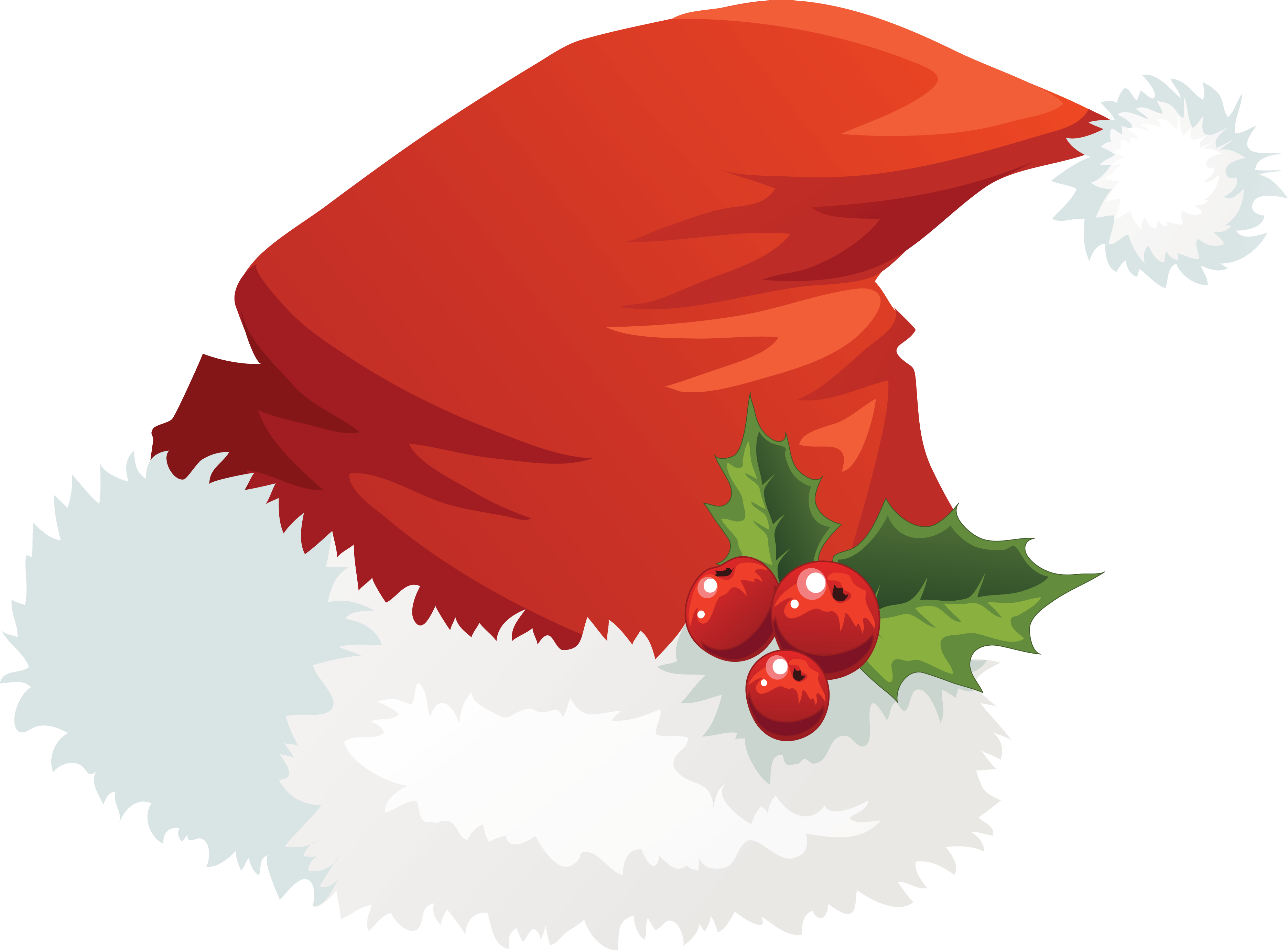 Santa Hat Transparent (3745x2766), Png Download