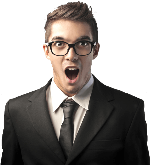 Amazed - Man Png (509x558), Png Download