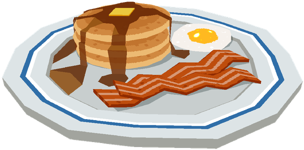 Pancakes Transparent Download - Breakfast Clipart Transparent (622x350), Png Download