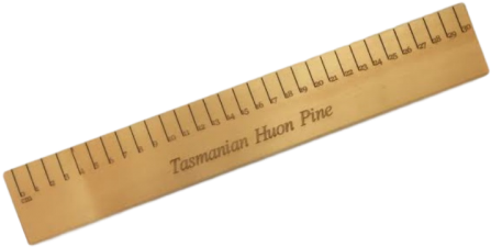Huon Pine Wooden Ruler - Lagarostrobos (500x500), Png Download