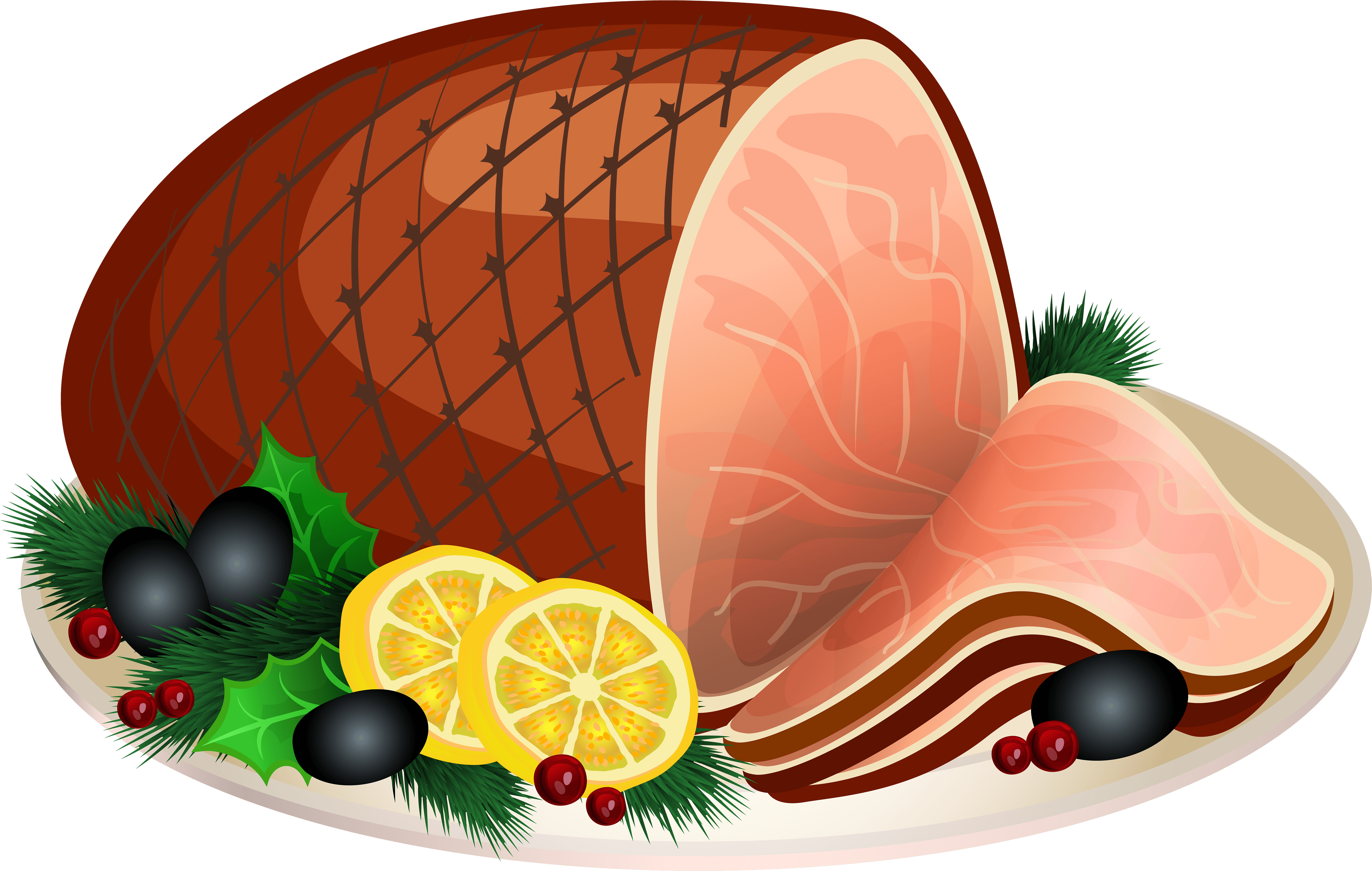 Ham Clipart (5000x3176), Png Download