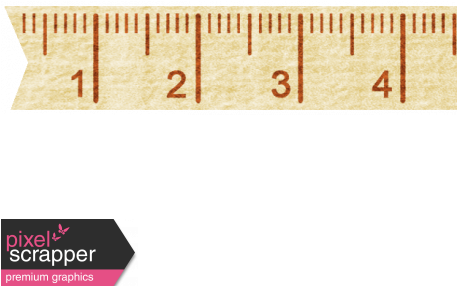 Tape Measure Trim - Office Ruler (456x456), Png Download