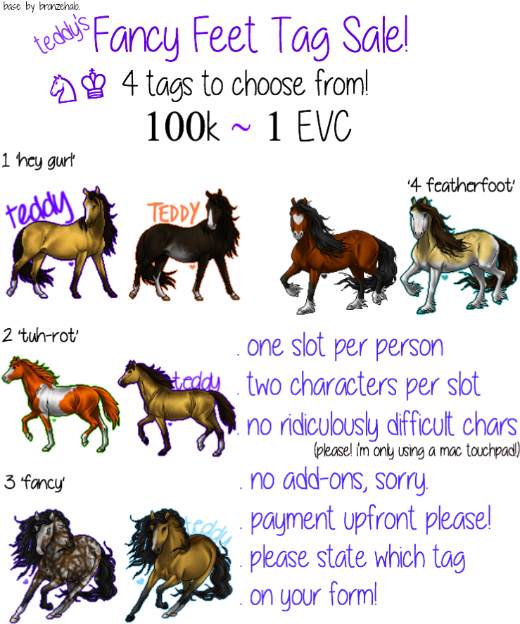 Fancy Feet Tag Sale - Mane (748x900), Png Download