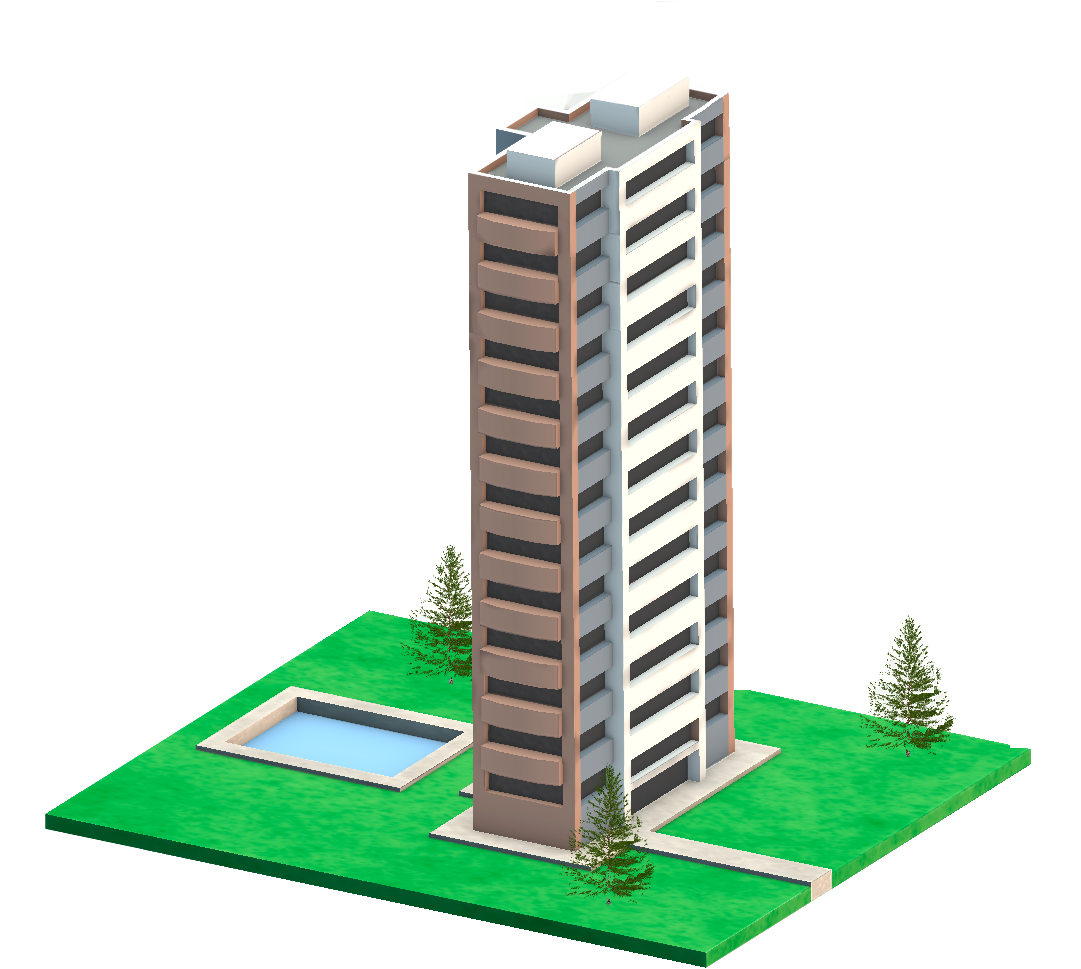 Clique Aqui Para Testar Essa Experiência Em Realidade - Tower Block (1080x1080), Png Download