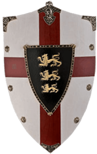 Richard The Lion Heart Wooden Shield - Richard The Lionheart Shield (555x555), Png Download