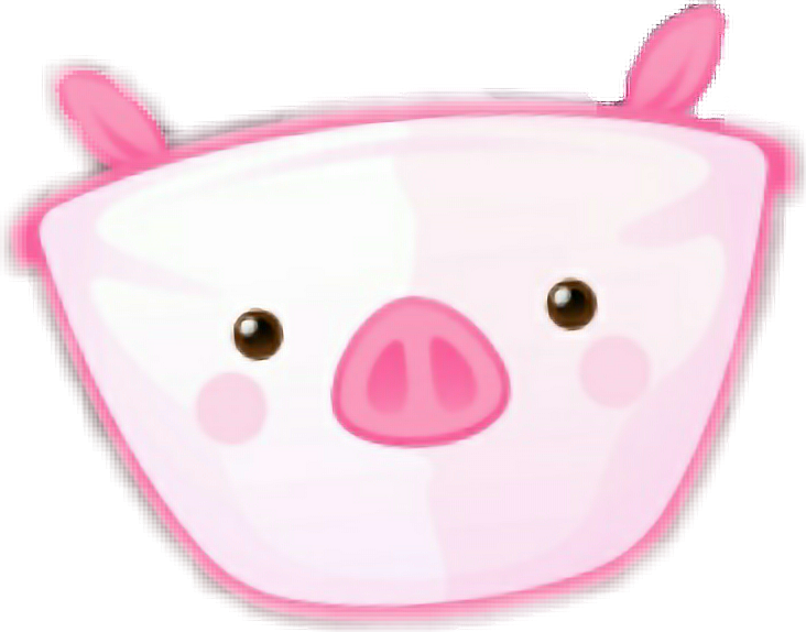 Pig Mask Pigmask Piggymask Snowfilter - Domestic Pig (732x574), Png Download
