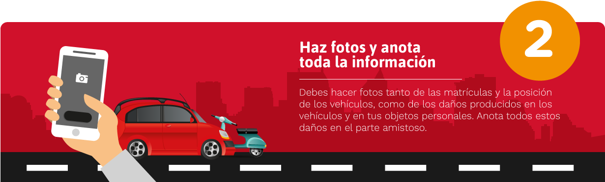 Pasos A Seguir En Caso De Accidente - Accident (1230x386), Png Download